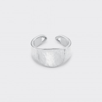 Bague Ceinture Martelée : Argent 925