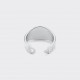 Bunney : ID Belt Hammered Ring : 925 Silver