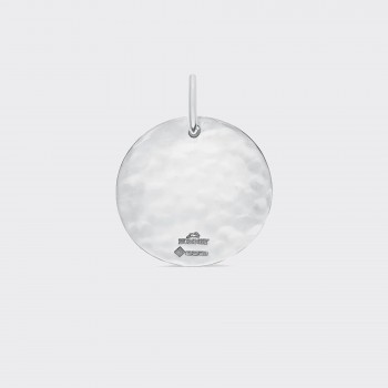 Pendentif Martelé 23mm : Argent 925