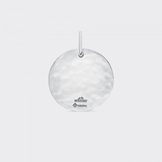 Pendentif Martelé 23mm : Argent 925