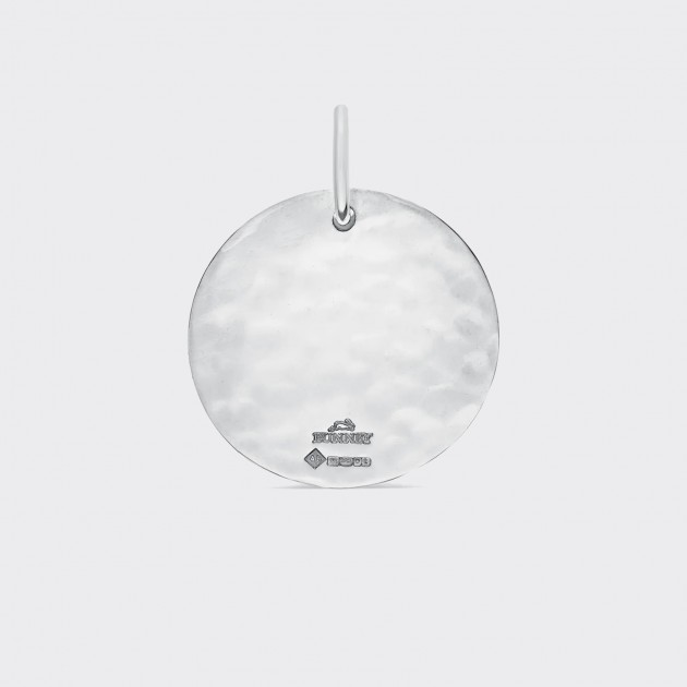Pendentif Martelé 34mm : Argent 925