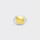 Bunney : Mini Stud Cushion Signet 925 Silver/18ct Yellow Gold