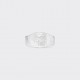Bunney : ID Belt Hammered Ring : 925 Silver