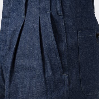 YANKSHIRE: Pantalon Peg Top C1950 : Indigo