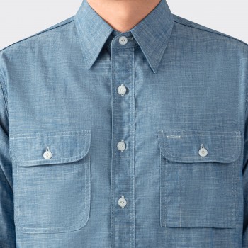 1952 Chambray Shirt : Indigo