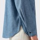 Chemise 1937 "Diamond Special" en Chambray : Indigo