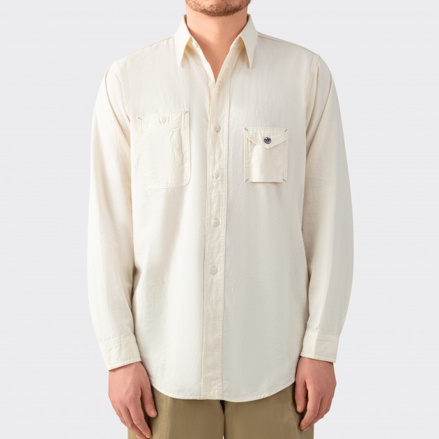 1935 Chambray Shirt : Natural