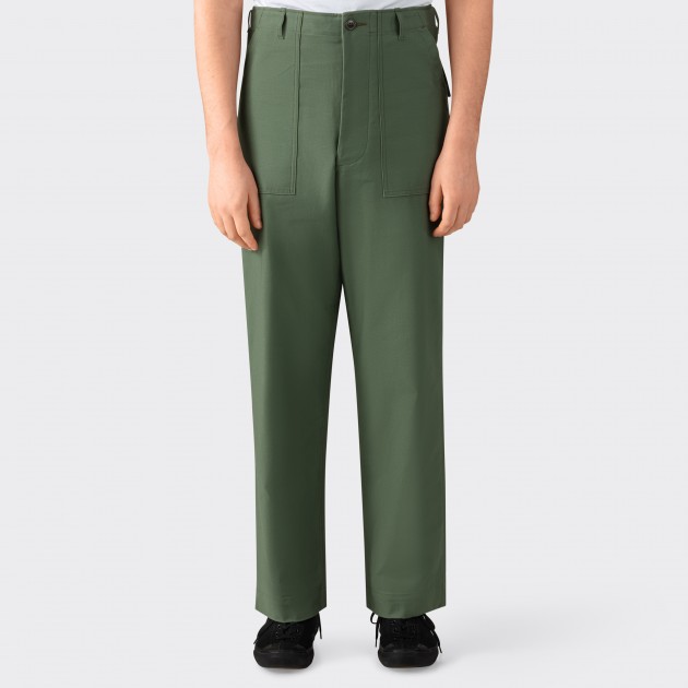 Yankshire : 1961 Utility Sateen Trousers : Olive