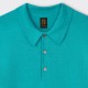 Long-Sleeve Sea Island Cotton Polo : Turquoise