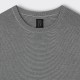T-shirt en Coton à Fines Rayures : Gris