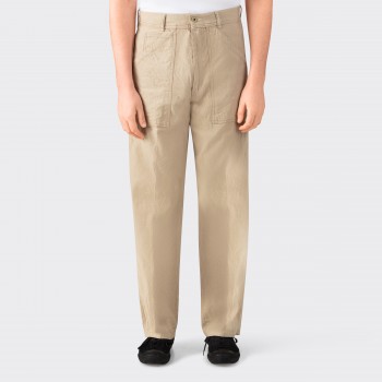 Pantalon “PAUL” en Lin et Coton : Beige
