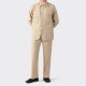 “JACKSON”  Linen & Cotton Jacket : Beige