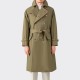 Cohérence :  “AL II” Trench Coat : Iridescent Olive 