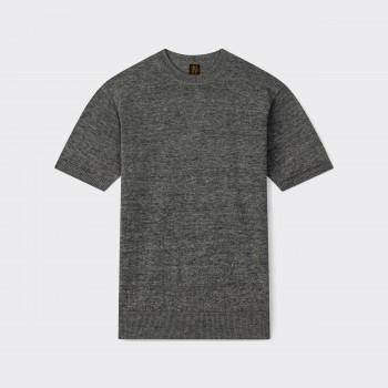 Batoner : Washed Linen T-shirt : Grey