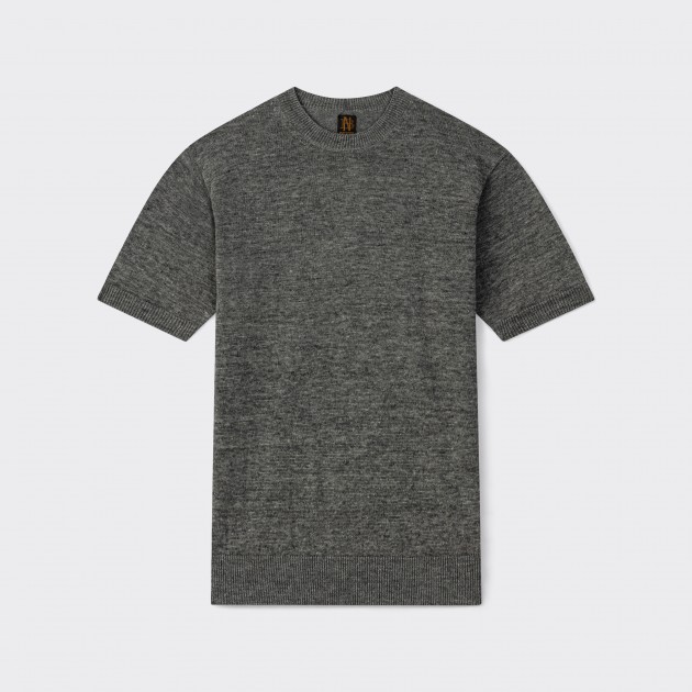 Batoner : T-shirt Lin Lavé : Gris