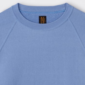 Batoner : Sweatshirt Col Rond "Jumberca" : Bleu Sax