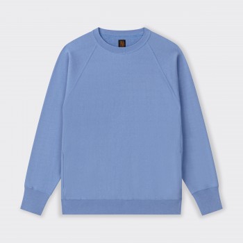 Batoner : Sweatshirt Col Rond "Jumberca" : Bleu Sax