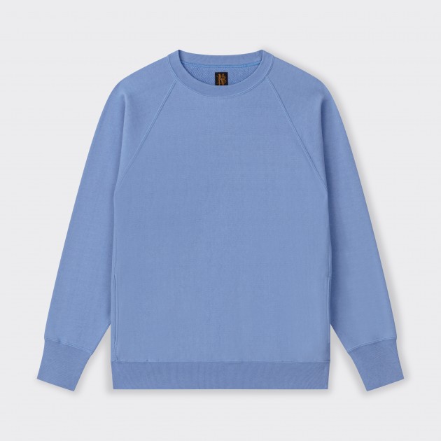 Batoner : Sweatshirt Col Rond "Jumberca" : Bleu Sax