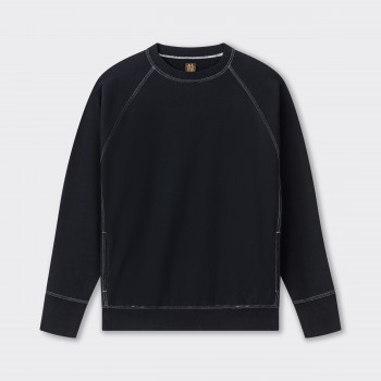 Sweatshirt Col Rond "Jumberca" : Noir