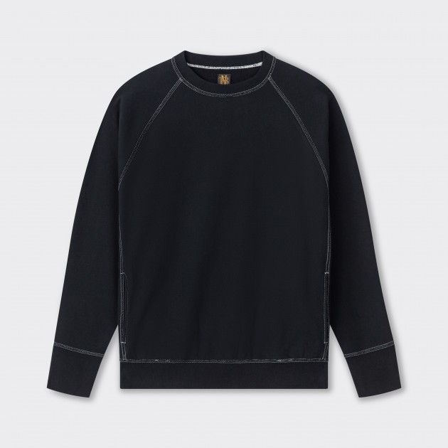 Sweatshirt Col Rond "Jumberca" : Noir