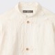 Linen Mandarin Jacket : Ecru