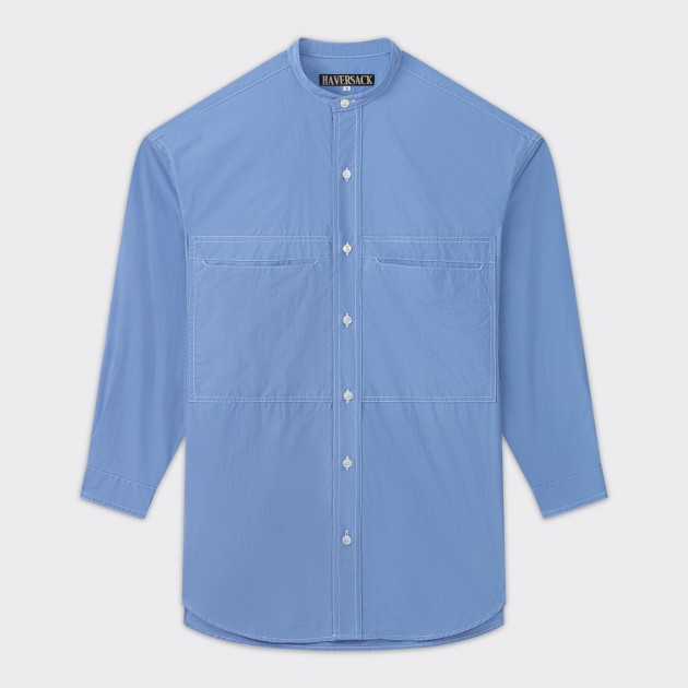 Long Workwear Shirt : Sky Blue
