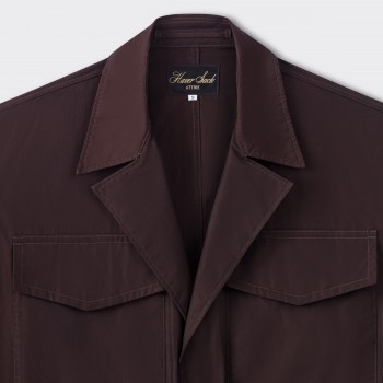 Veste « Smock » en Coton : Marron