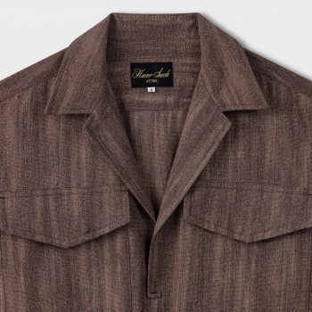 Surchemise « Smock » : Marron