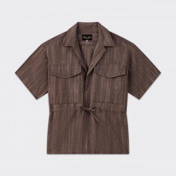 Surchemise « Smock » : Marron