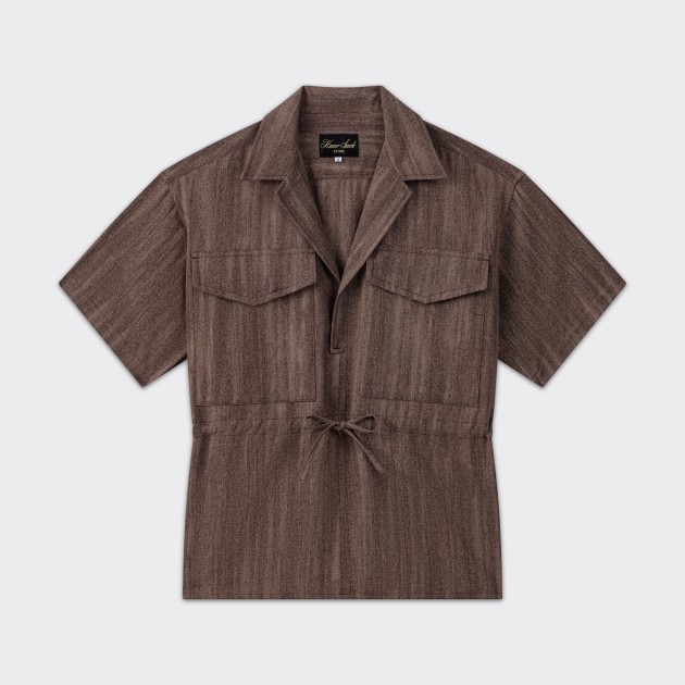 Surchemise « Smock » : Marron