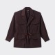 Haversack :Veste « Smock » en Coton : Marron
