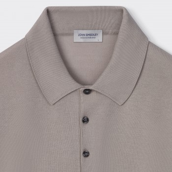 Polo Manches Courtes Coton : Greige