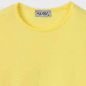 T-Shirt Coton : Jaune Citron