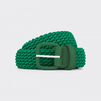 L'Aiglon : Ceinture Tressée : Vert Gazon