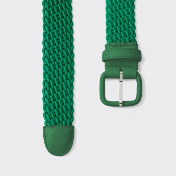 L'Aiglon : Ceinture Tressée : Vert Gazon