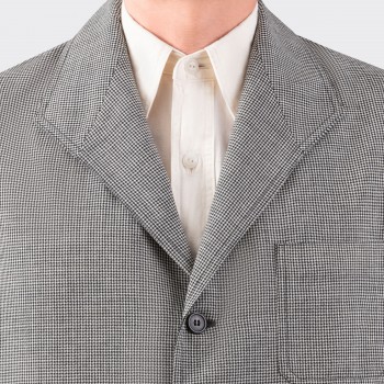 Puppytooth Fresco Teba Jacket : Greige/Black