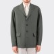 French Linen Teba Jacket : Olive Green