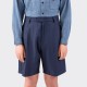 Arpenteur : "Page" Cotton Denim Short : Indigo