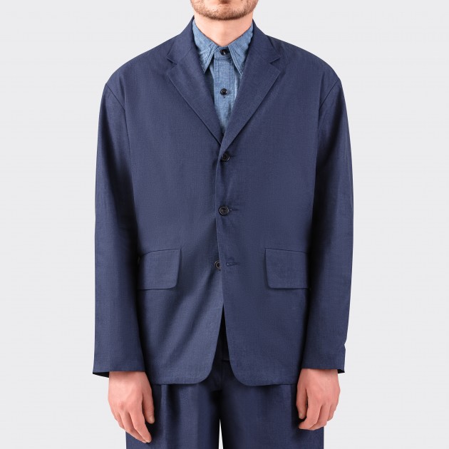 Arpenteur : "Sport" Cotton Denim Jacket : Indigo