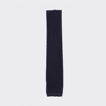 Knitted Tie : Navy