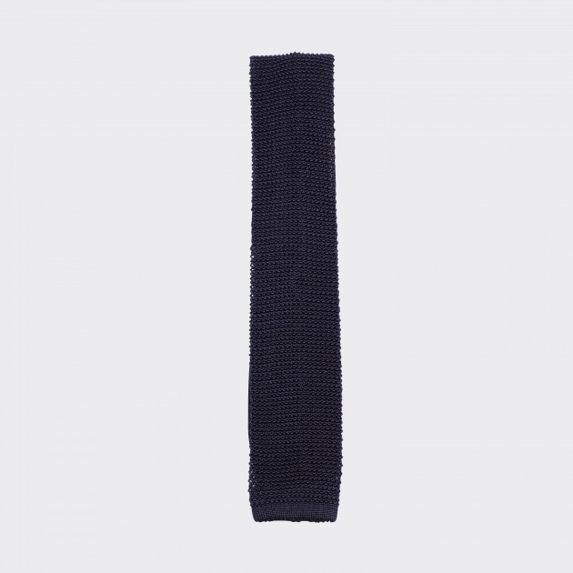 Knitted Tie : Navy
