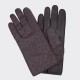 Gants Autruche et Agneau : Marron/ Marron Foncé