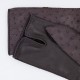 Gants Autruche et Agneau - MTO : Marron/ Marron Foncé