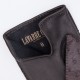 Gants Autruche et Agneau - MTO : Marron/ Marron Foncé