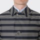 Pardessus "MONOCLE S" Twill Jersey : Marine/Blanc
