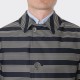 Pardessus "MONOCLE S" Twill Jersey : Marine/Blanc