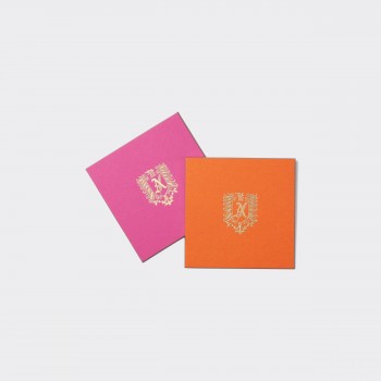 Coaster : Orange/Pink