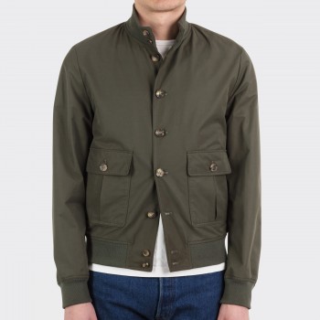 Blouson A-1 Coton Déperlant : Olive