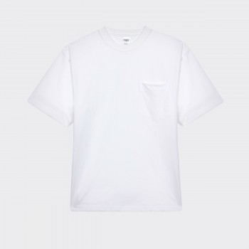 T-shirt Poche : Blanc 