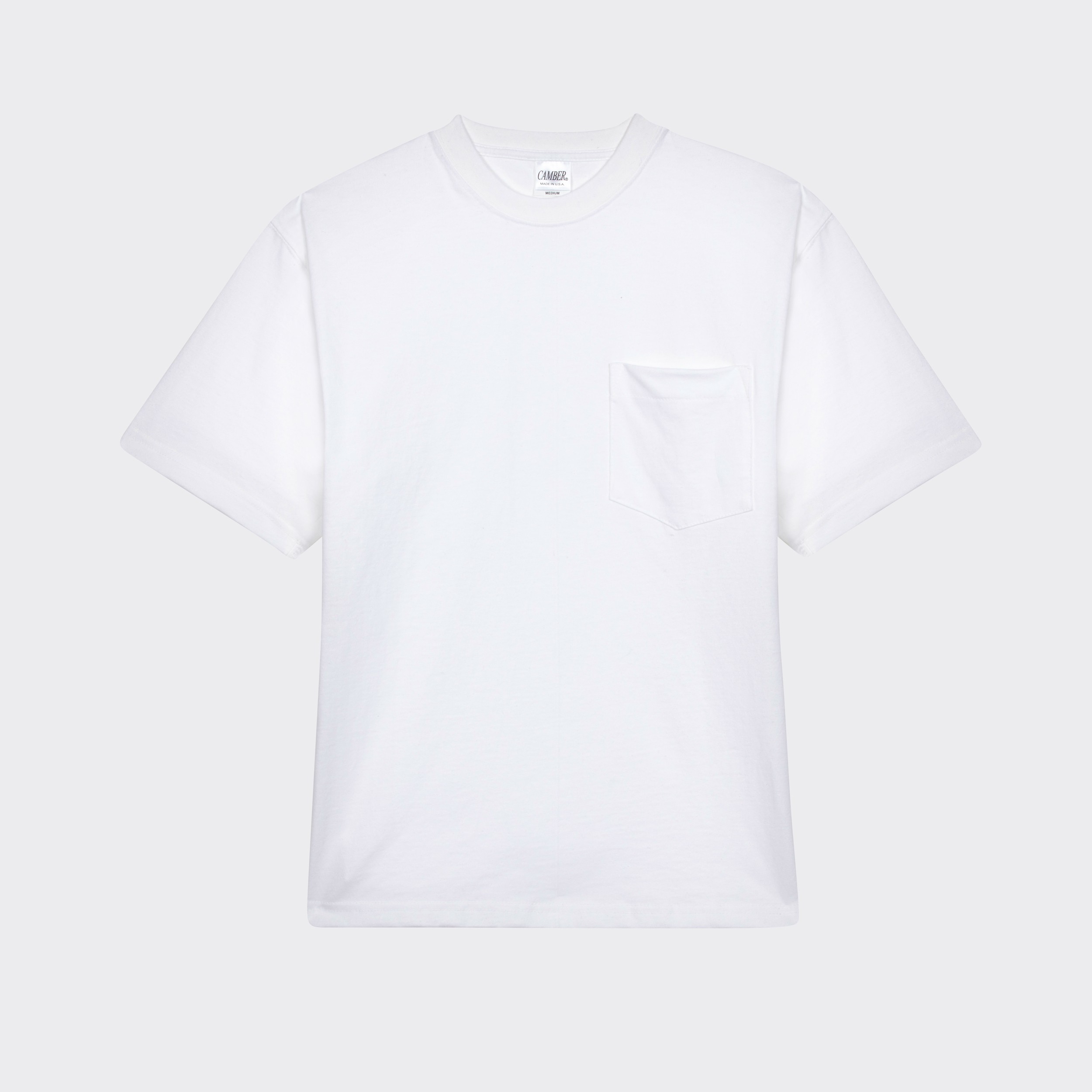 Camber USA : Pocket T-shirt : White